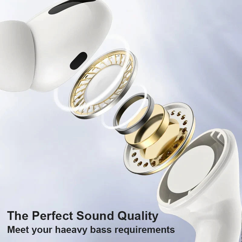 Auriculares Bluetooth Airs Pro TWS Inalámbricos con Siri, Ventana Emergente, Resistente al Agua y Control Táctil para iOS