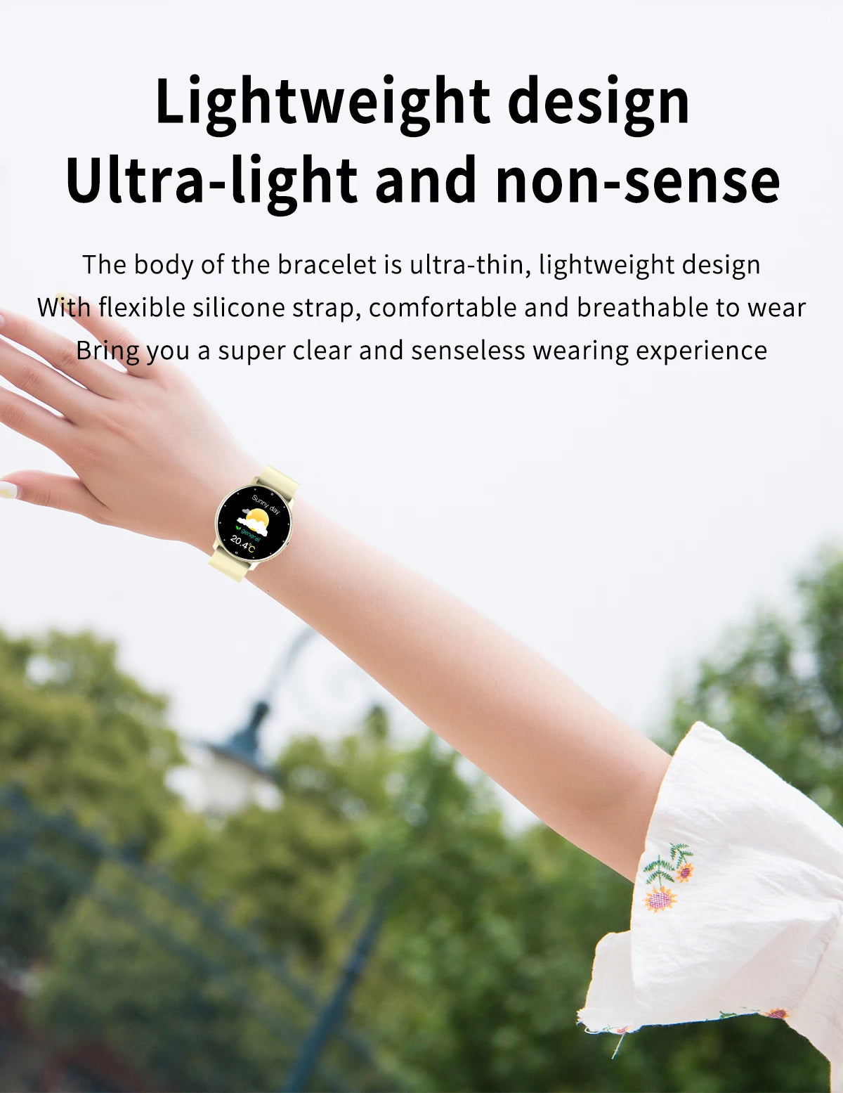 Smartwatch LIGE 2026 Unisex | Monitor Cardíaco, Oxígeno y Presión Arterial | Resistente al Agua IP67 | Android e iOS