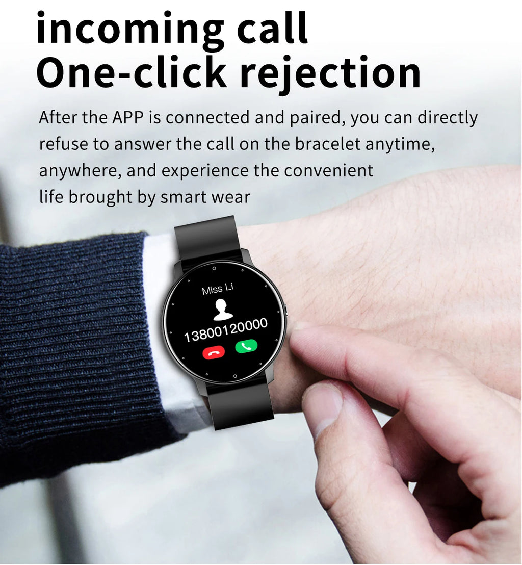 Smartwatch LIGE 2026 Unisex | Monitor Cardíaco, Oxígeno y Presión Arterial | Resistente al Agua IP67 | Android e iOS