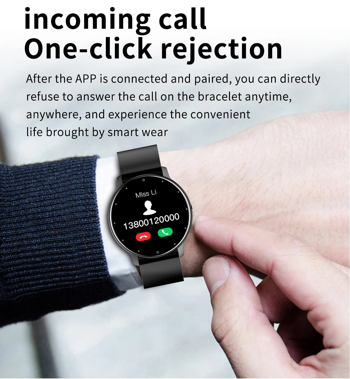 Smartwatch LIGE 2026 Unisex | Monitor Cardíaco, Oxígeno y Presión Arterial | Resistente al Agua IP67 | Android e iOS