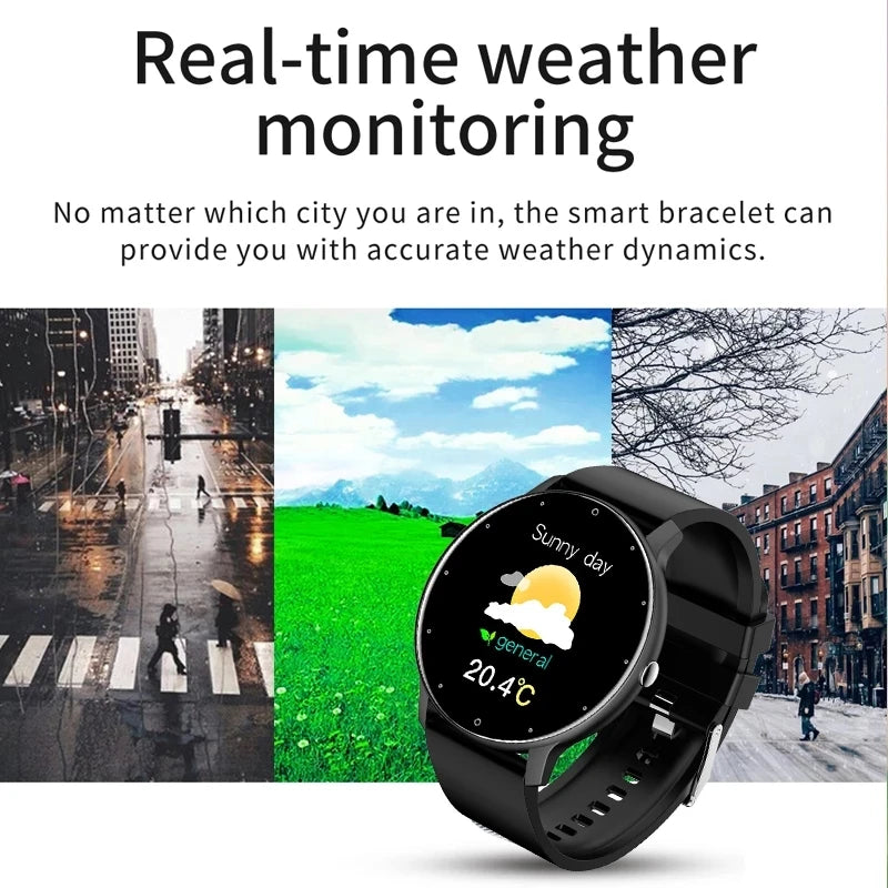 Smartwatch LIGE 2026 Unisex | Monitor Cardíaco, Oxígeno y Presión Arterial | Resistente al Agua IP67 | Android e iOS