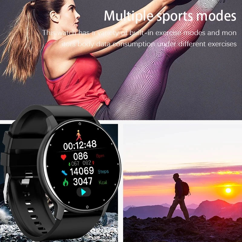 Smartwatch LIGE 2026 Unisex | Monitor Cardíaco, Oxígeno y Presión Arterial | Resistente al Agua IP67 | Android e iOS
