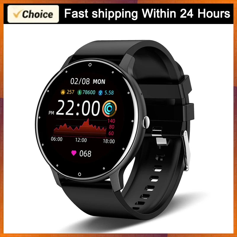 Smartwatch LIGE 2026 Unisex | Monitor Cardíaco, Oxígeno y Presión Arterial | Resistente al Agua IP67 | Android e iOS