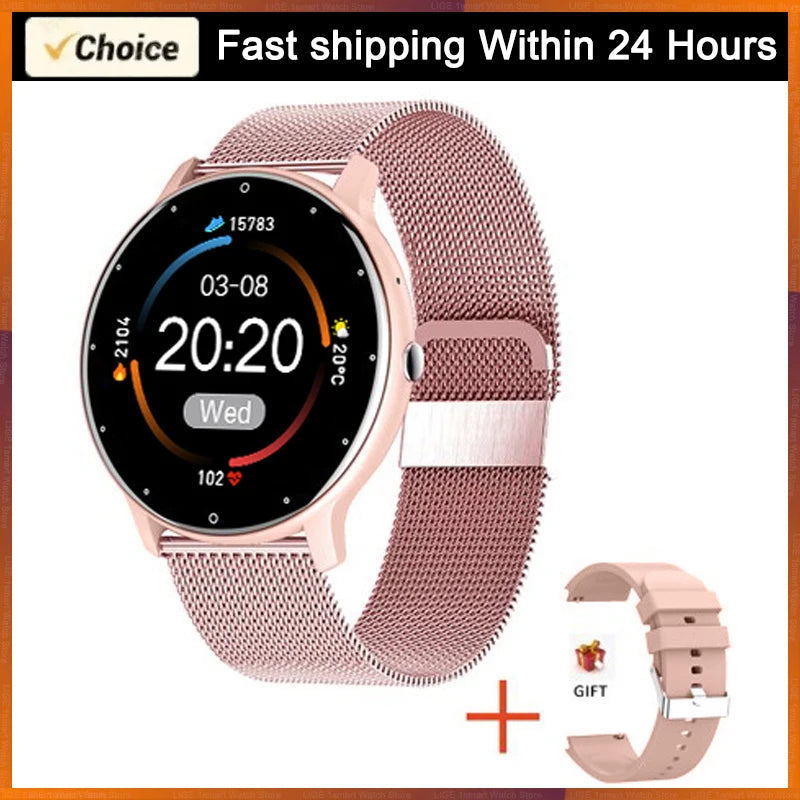Smartwatch LIGE 2026 Unisex | Monitor Cardíaco, Oxígeno y Presión Arterial | Resistente al Agua IP67 | Android e iOS