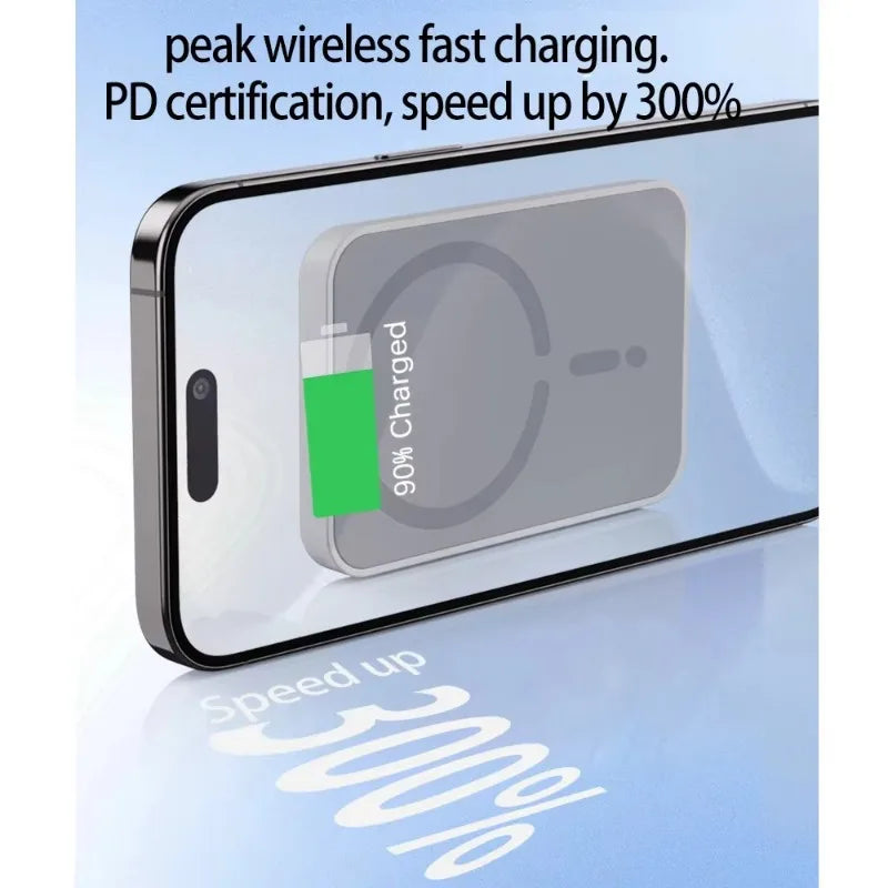 Cargador Inalámbrico Magnético para Coche | Soporte para Rejilla | 15W | Compatible iPhone 12-17 y Android