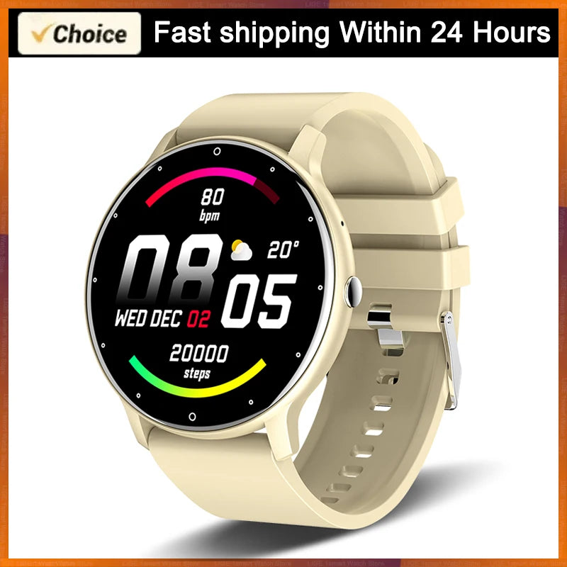 Smartwatch LIGE 2026 Unisex | Monitor Cardíaco, Oxígeno y Presión Arterial | Resistente al Agua IP67 | Android e iOS